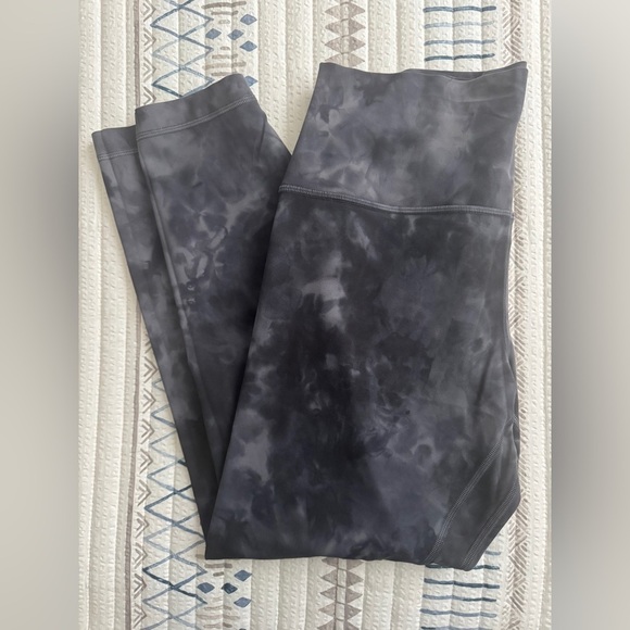 Lululemon Align High-Rise Pant 25" in Diamond Dye Pitch Grey Graphite Grey - Picture 6 of 8